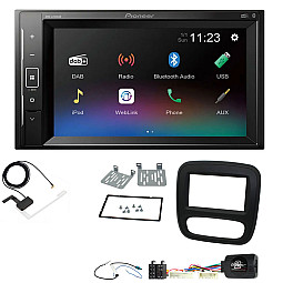 Renault Trafic 2014-2017 Pioneer DAB Digital Radio, 6.2" Screen Bluetooth iPod iPhone Stereo Upgrade Kit Renault Trafic 2014-2017 Pioneer DAB Digital Radio, 6.2" Screen Bluetooth iPod iPhone Stereo Upgrade Kit