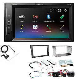 Vauxhall Corsa 2009 - 2014 (Piano Black) Pioneer DAB Digital Radio, 6.2" Screen Bluetooth Stereo Upgrade Kit Vauxhall Corsa 2009 - 2014 (Piano Black) Pioneer DAB Digital Radio, 6.2" Screen Bluetooth Stereo Upgrade Kit
