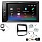 Vauxhall Vivaro (Silver/Black) Pioneer Double Din with DAB, 6.2" Screen Bluetooth Stereo Upgrade Kit