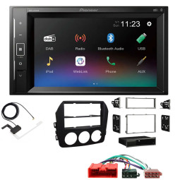 Mazda MX-5 2009-2015 Pioneer DAB Digital Radio, 6.2" Screen Bluetooth Stereo Upgrade Kit Mazda MX-5 2009-2015 Pioneer DAB Digital Radio, 6.2" Screen Bluetooth Stereo Upgrade Kit