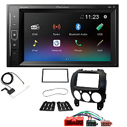 Mazda 2 2008 - 2014 Pioneer DAB Digital Raqdio, 6.2" Screen Bluetooth iPod iPhone Stereo Upgrade Kit Mazda 2 2008 - 2014 Pioneer DAB Digital Raqdio, 6.2" Screen Bluetooth iPod iPhone Stereo Upgrade Kit
