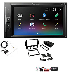 Mazda MX-5 Non-Bose Pioneer DAB Digital Radio, 6.2" Screen iPod iPhone Bluetooth Stereo Upgrade Kit Mazda MX-5 Non-Bose Pioneer DAB Digital Radio, 6.2" Screen iPod iPhone Bluetooth Stereo Upgrade Kit
