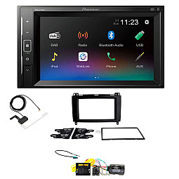 Mercedes Vito 2015 Onwards Pioneer DAB Digital Radio, 6.2" Screen Bluetooth Stereo Upgrade Kit