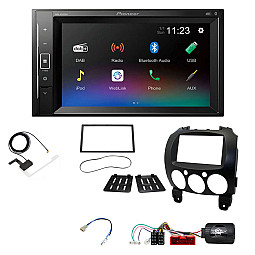 Mazda 2 (2008-2014) Pioneer DAB Digital Radio, 6.2" Screen Bluetooth Stereo Upgrade Pack Mazda 2 (2008-2014) Pioneer DAB Digital Radio, 6.2" Screen Bluetooth Stereo Upgrade Pack