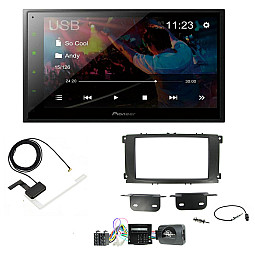 Ford Focus, Mondeo, S-Max Black Pioneer 6.8" Screen Bluetooth WebLink USB DAB Radio Upgrade Kit Ford Focus, Mondeo, S-Max Black Pioneer 6.8" Screen Bluetooth WebLink USB DAB Radio Upgrade Kit