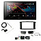 Ford Focus, Mondeo, S-Max Black Pioneer 6.8" Double Din Bluetooth WebLink USB DAB Radio Upgrade Kit