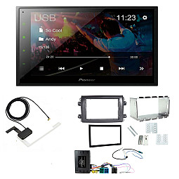 Fiat Ducato 2021 Onwards Black Pioneer 6.8" Screen Bluetooth WebLink USB DAB Radio Upgrade Kit