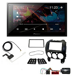 Mazda 2 Non-Bose Pioneer 6.8" Screen Bluetooth iPod iPhone WebLink USB DAB Radio Upgrade Kit Mazda 2 Non-Bose Pioneer 6.8" Screen Bluetooth iPod iPhone WebLink USB DAB Radio Upgrade Kit