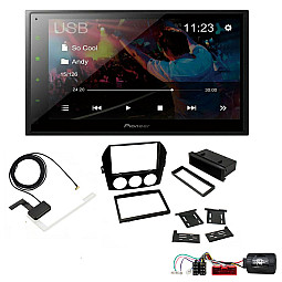 Mazda MX-5 Non-Bose Pioneer 6.8" Screen Bluetooth iPod iPhone WebLink USB DAB Radio Upgrade Kit Mazda MX-5 Non-Bose Pioneer 6.8" Screen Bluetooth iPod iPhone WebLink USB DAB Radio Upgrade Kit