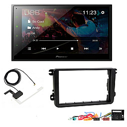 Volkswagen Pioneer 6.8" Screen iPod iPhone Bluetooth WebLink USB DAB Radio Upgrade Kit
