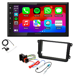 Kenwood Wired Android Auto / CarPlay Bluetooth DAB+ Stereo Upgrade Pack For Volkswagen Kenwood Wired Android Auto / CarPlay Bluetooth DAB+ Stereo Upgrade Pack For Volkswagen