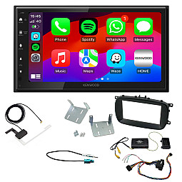 Fiat 500X 2015 - 2021 Kenwood Wired Android Auto / CarPlay Bluetooth DAB+ Stereo Upgrade Pack Fiat 500X 2015 - 2021 Kenwood Wired Android Auto / CarPlay Bluetooth DAB+ Stereo Upgrade Pack