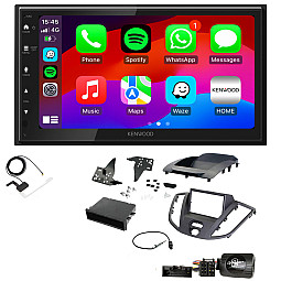 Ford Transit 2015 - 2021 Dark Grey Kenwood Wired Android Auto / CarPlay Bluetooth DAB+ Stereo Upgrade Pack Ford Transit 2015 - 2021 Dark Grey Kenwood Wired Android Auto / CarPlay Bluetooth DAB+ Stereo Upgrade Pack