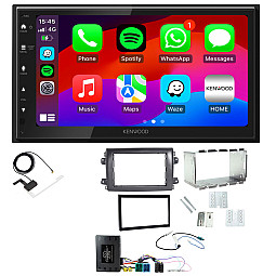 Fiat Ducato 2021 Onwards Kenwood Wired Android Auto / CarPlay Bluetooth DAB+ Stereo Upgrade Pack