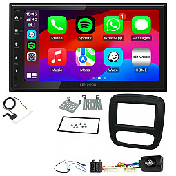 Renault Trafic 2014-2017 Kenwood Wired Android Auto / CarPlay Bluetooth DAB+ Stereo Upgrade Pack Renault Trafic 2014-2017 Kenwood Wired Android Auto / CarPlay Bluetooth DAB+ Stereo Upgrade Pack