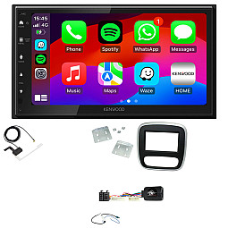Renault Trafic 2014-2017 Kenwood DMX5023DABS Wired Android Auto / CarPlay Bluetooth DAB+ Stereo Upgrade Pack Renault Trafic 2014-2017 Kenwood DMX5023DABS Wired Android Auto / CarPlay Bluetooth DAB+ Stereo Upgrade Pack