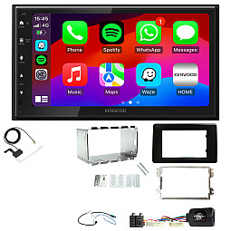 Vauxhall / Opel Movano 2020> Kenwood Wired Android Auto / CarPlay Bluetooth DAB+ Stereo Upgrade Pack Vauxhall / Opel Movano 2020> Kenwood Wired Android Auto / CarPlay Bluetooth DAB+ Stereo Upgrade Pack
