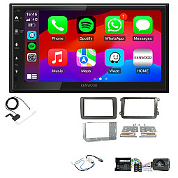 Volkswagen Kenwood DMX5023DABS Wired Android Auto / CarPlay Bluetooth DAB+ Stereo Upgrade Pack Volkswagen Kenwood DMX5023DABS Wired Android Auto / CarPlay Bluetooth DAB+ Stereo Upgrade Pack