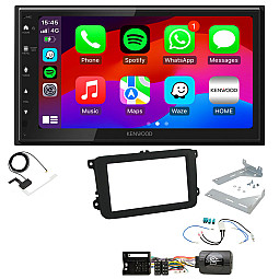 Volkswagen Transporter T5 / T5.1 Kenwood DMX5023DABS Wired Android Auto / CarPlay Bluetooth DAB+ Stereo Upgrade Pack Volkswagen Transporter T5 / T5.1 Kenwood DMX5023DABS Wired Android Auto / CarPlay Bluetooth DAB+ Stereo Upgrade Pack