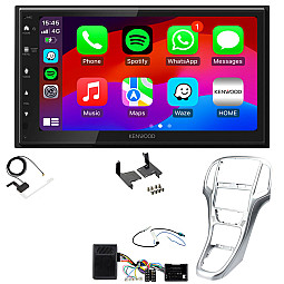 Vauxhall Astra 2010-2015 Silver Kenwood Wired Android Auto / CarPlay Bluetooth DAB+ Stereo Upgrade Pack Vauxhall Astra 2010-2015 Silver Kenwood Wired Android Auto / CarPlay Bluetooth DAB+ Stereo Upgrade Pack