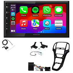 Vauxhall Astra 2010 - 2016 Kenwood Wired Android Auto / CarPlay Bluetooth DAB+ Stereo Upgrade Pack Vauxhall Astra 2010 - 2016 Kenwood Wired Android Auto / CarPlay Bluetooth DAB+ Stereo Upgrade Pack