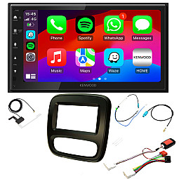 Vauxhall Vivaro (2014-2018) Kenwood Wired Android Auto / CarPlay Bluetooth DAB+ Stereo Upgrade Pack (STANDARD RADIO) Vauxhall Vivaro (2014-2018) Kenwood Wired Android Auto / CarPlay Bluetooth DAB+ Stereo Upgrade Pack (STANDARD RADIO)