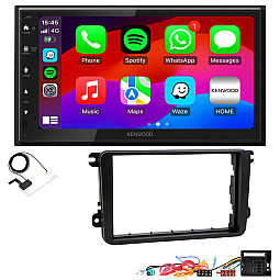 Volkswagen Kenwood DMX5023DABS 6.8" Screen Wired Android Auto / CarPlay Bluetooth DAB+ Stereo Upgrade Pack Volkswagen Kenwood DMX5023DABS 6.8" Screen Wired Android Auto / CarPlay Bluetooth DAB+ Stereo Upgrade Pack