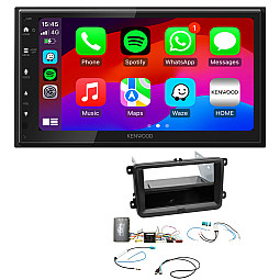 VW T6 2015 - 2019 Kenwood DMX5023DABS Wired Android Auto / CarPlay Bluetooth DAB+ Stereo Upgrade Pack VW T6 2015 - 2019 Kenwood DMX5023DABS Wired Android Auto / CarPlay Bluetooth DAB+ Stereo Upgrade Pack