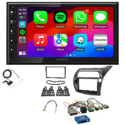 Honda Civic 2006 - 2011 Kenwood Wired Android Auto / CarPlay Bluetooth DAB+ Stereo Upgrade Pack Honda Civic 2006 - 2011 Kenwood Wired Android Auto / CarPlay Bluetooth DAB+ Stereo Upgrade Pack