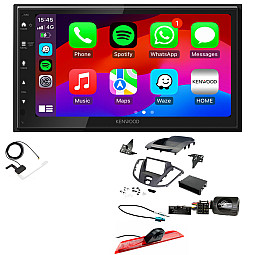 Ford Transit V363 Dark Grey Kenwood Wired Android Auto / CarPlay Bluetooth DAB+ Stereo Upgrade Pack