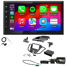 Ford Transit V363 2015 - 2021 Dark Grey Kenwood Wired Android Auto / CarPlay Bluetooth DAB+ Stereo Upgrade Pack
