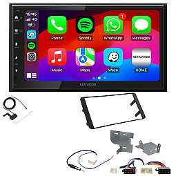 Toyota GT86 2012 - 2021 Black Kenwood Wired Android Auto / CarPlay Bluetooth DAB+ Stereo Upgrade Pack Toyota GT86 2012 - 2021 Black Kenwood Wired Android Auto / CarPlay Bluetooth DAB+ Stereo Upgrade Pack