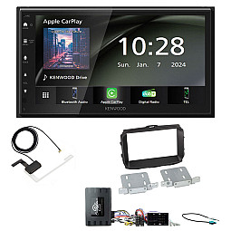 Alfa Romeo Giulietta (2014-2021) Kenwood 6.8" Wireless CarPlay / Android Auto, DAB+ Bluetooth Stereo Upgrade Pack Alfa Romeo Giulietta (2014-2021) Kenwood 6.8" Wireless CarPlay / Android Auto, DAB+ Bluetooth Stereo Upgrade Pack