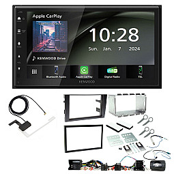 Audi A4 2001-2008 Kenwood 6.8" Wireless CarPlay / Android Auto, DAB+ Bluetooth Stereo Upgrade Pack Audi A4 2001-2008 Kenwood 6.8" Wireless CarPlay / Android Auto, DAB+ Bluetooth Stereo Upgrade Pack