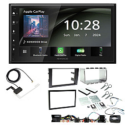Audi A4 2001-2008 Kenwood 6.8" Wireless CarPlay / Android Auto, DAB+ Bluetooth Stereo Upgrade Pack Audi A4 2001-2008 Kenwood 6.8" Wireless CarPlay / Android Auto, DAB+ Bluetooth Stereo Upgrade Pack