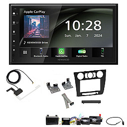 BMW 1 Series 2007 - 2013 Kenwood 6.8" Wireless CarPlay / Android Auto, DAB+ Bluetooth Stereo Upgrade Pack BMW 1 Series 2007 - 2013 Kenwood 6.8" Wireless CarPlay / Android Auto, DAB+ Bluetooth Stereo Upgrade Pack