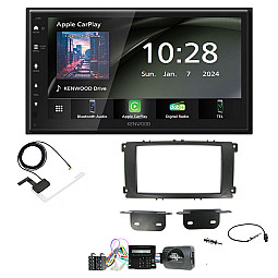 Ford Focus, Mondeo, S-Max Kenwood 6.8" Wireless CarPlay / Android Auto, DAB+ Bluetooth Stereo Upgrade Pack Ford Focus, Mondeo, S-Max Kenwood 6.8" Wireless CarPlay / Android Auto, DAB+ Bluetooth Stereo Upgrade Pack