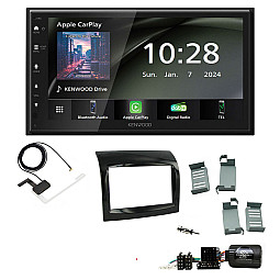 Fiat Ducato 2012-2014 Kenwood 6.8" Wireless CarPlay / Android Auto, DAB+ Bluetooth Stereo Upgrade Pack