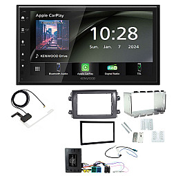 Fiat Ducato 2021 Onwards Kenwood 6.8" Wireless CarPlay / Android Auto, DAB+ Bluetooth Stereo Upgrade Pack