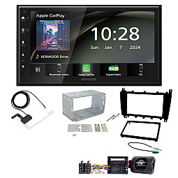 Mercedes C Class 2004 - 2007 6.8" Wireless CarPlay / Android Auto DAB+ Bluetooth Stereo Upgrade Pack