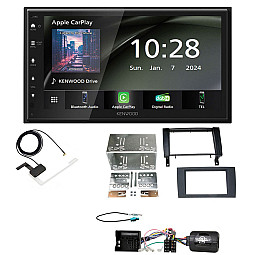 Mercedes SLK R171 2004-2011 Kenwood 6.8" Wireless CarPlay / Android Auto DAB+ Bluetooth Stereo Upgrade Pack