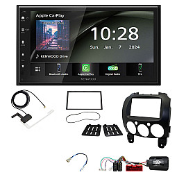 Mazda 2 (2008-2014) Kenwood 6.8" Wireless CarPlay / Android Auto DAB+ Bluetooth Stereo Upgrade Pack Mazda 2 (2008-2014) Kenwood 6.8" Wireless CarPlay / Android Auto DAB+ Bluetooth Stereo Upgrade Pack