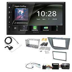 Seat Leon 2005-2012 Kenwood 6.8" Wireless CarPlay / Android Auto DAB+ Bluetooth Stereo Upgrade Pack