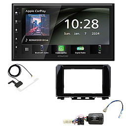 Suzuki Jimny 2018 Onwards Kenwood 6.8" Wireless CarPlay / Android Auto DAB+ Bluetooth Stereo Upgrade Pack Suzuki Jimny 2018 Onwards Kenwood 6.8" Wireless CarPlay / Android Auto DAB+ Bluetooth Stereo Upgrade Pack