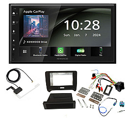 Audi TT 8J 2006-2014 Kenwood 6.8" Wireless CarPlay / Android Auto, DAB+ Bluetooth Stereo Upgrade Pack