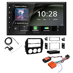 Mazda MX-5 2009-2015 Kenwood 6.8" Wireless CarPlay / Android Auto DAB+ Bluetooth Stereo Upgrade Pack Mazda MX-5 2009-2015 Kenwood 6.8" Wireless CarPlay / Android Auto DAB+ Bluetooth Stereo Upgrade Pack