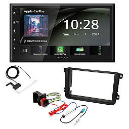 Kenwood 6.8" Wireless CarPlay / Android Auto DAB+ Bluetooth Stereo Upgrade Pack For Volkswagen Kenwood 6.8" Wireless CarPlay / Android Auto DAB+ Bluetooth Stereo Upgrade Pack For Volkswagen