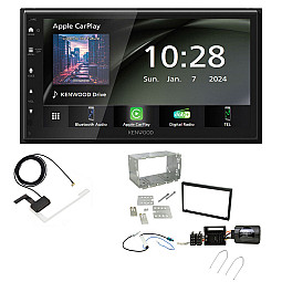 Citroen C2, C3 Kenwood 6.8" Wireless CarPlay / Android Auto, DAB+ Bluetooth Stereo Upgrade Pack Citroen C2, C3 Kenwood 6.8" Wireless CarPlay / Android Auto, DAB+ Bluetooth Stereo Upgrade Pack