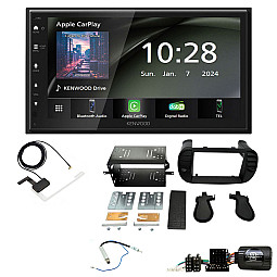 Fiat 500 (2007-2015) Kenwood 6.8" Wireless CarPlay / Android Auto, DAB+ Bluetooth Stereo Upgrade Pack Fiat 500 (2007-2015) Kenwood 6.8" Wireless CarPlay / Android Auto, DAB+ Bluetooth Stereo Upgrade Pack