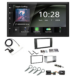 Ford Focus, Fiesta, Transit Kenwood 6.8" Wireless CarPlay / Android Auto, DAB+ Bluetooth Stereo Upgrade Pack Ford Focus, Fiesta, Transit Kenwood 6.8" Wireless CarPlay / Android Auto, DAB+ Bluetooth Stereo Upgrade Pack